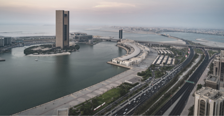 Bahrain skyline view