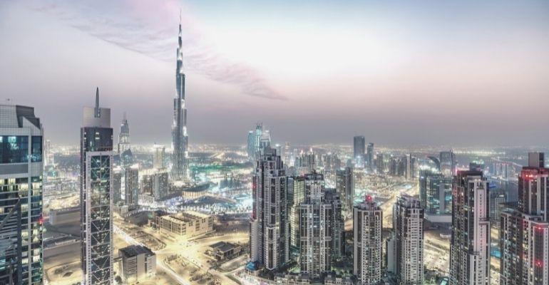 Dubai Skyline View