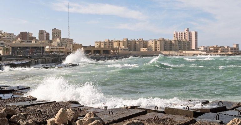 USED The coast of Alexandria, Egypt.jpg