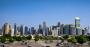 view from Grand Mosque Doha looking towards Doha City, Qatar